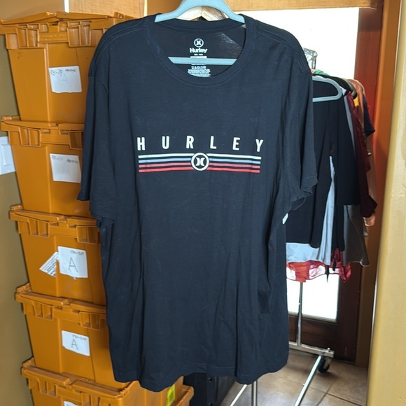 NWT Hurley Classic Black Tee Size XXL - Picture 4 of 7